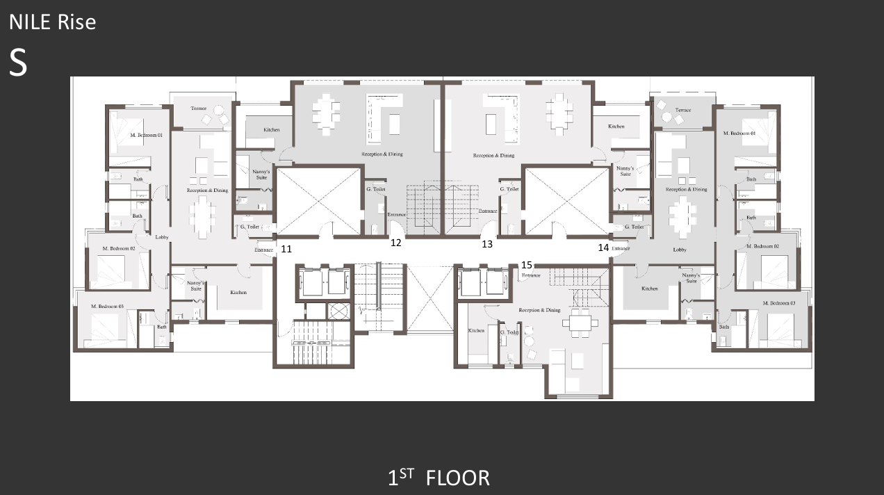 Floor Plan - كمبوند جريان الشيخ زايد بالم هيلز للتطوير العقاري - Jirian Sheikh Zayed Compound