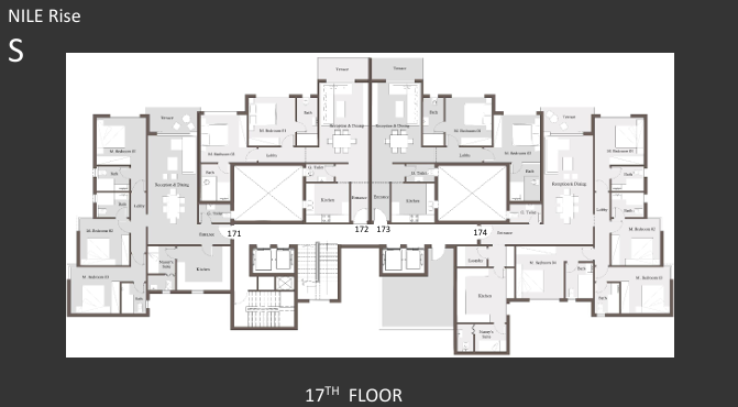 Floor Plan - كمبوند جريان الشيخ زايد بالم هيلز للتطوير العقاري - Jirian Sheikh Zayed Compound