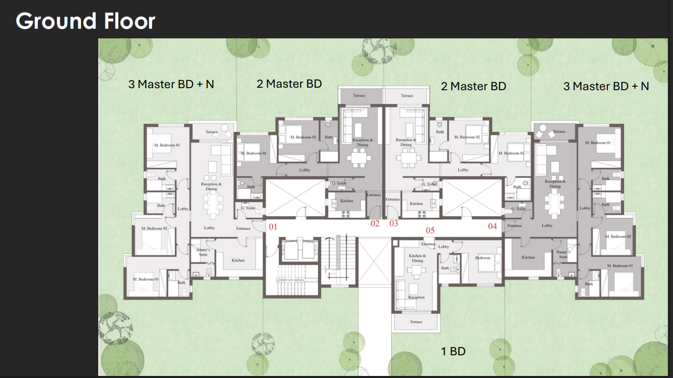 Floor Plan - كمبوند جريان الشيخ زايد بالم هيلز للتطوير العقاري - Jirian Sheikh Zayed Compound