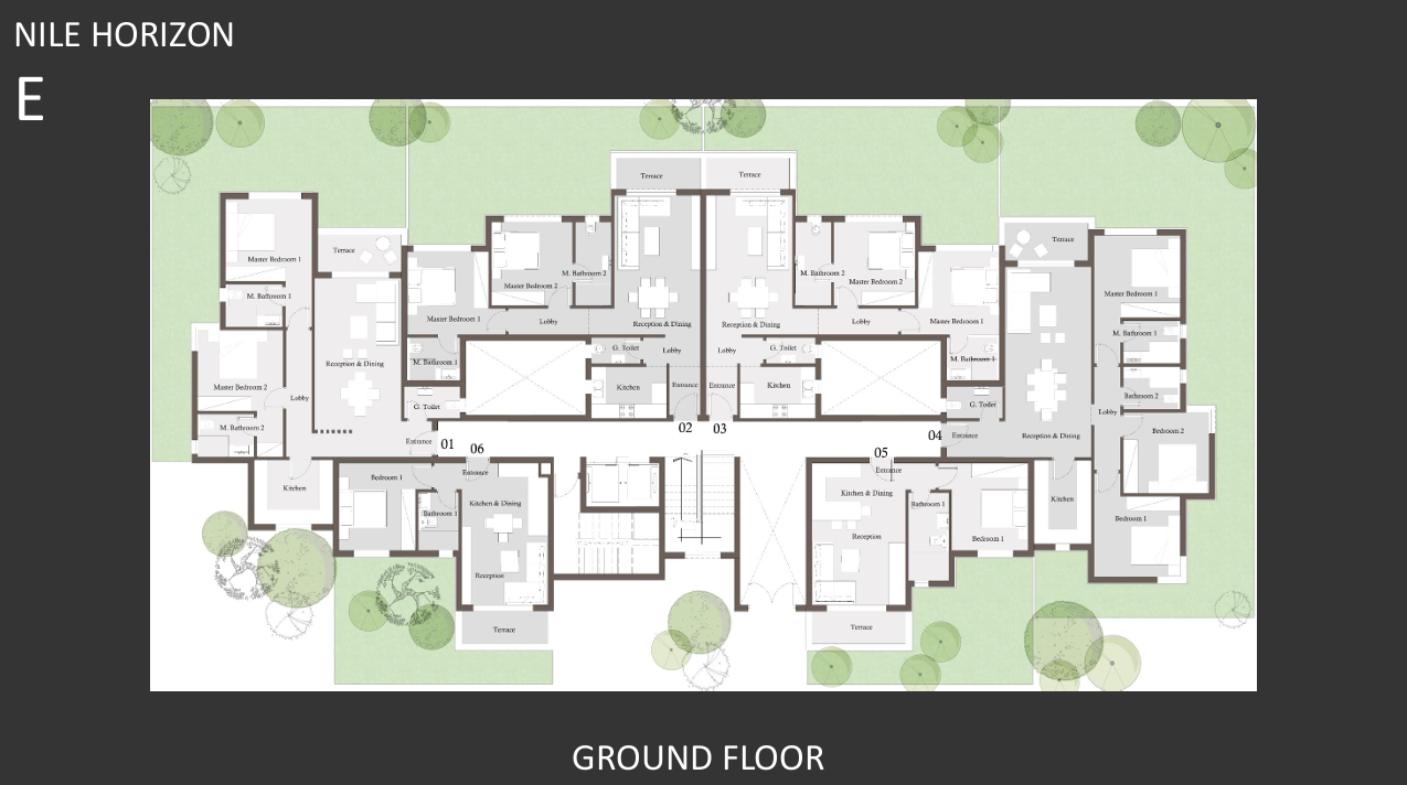 Floor Plan - كمبوند جريان الشيخ زايد بالم هيلز للتطوير العقاري - Jirian Sheikh Zayed Compound