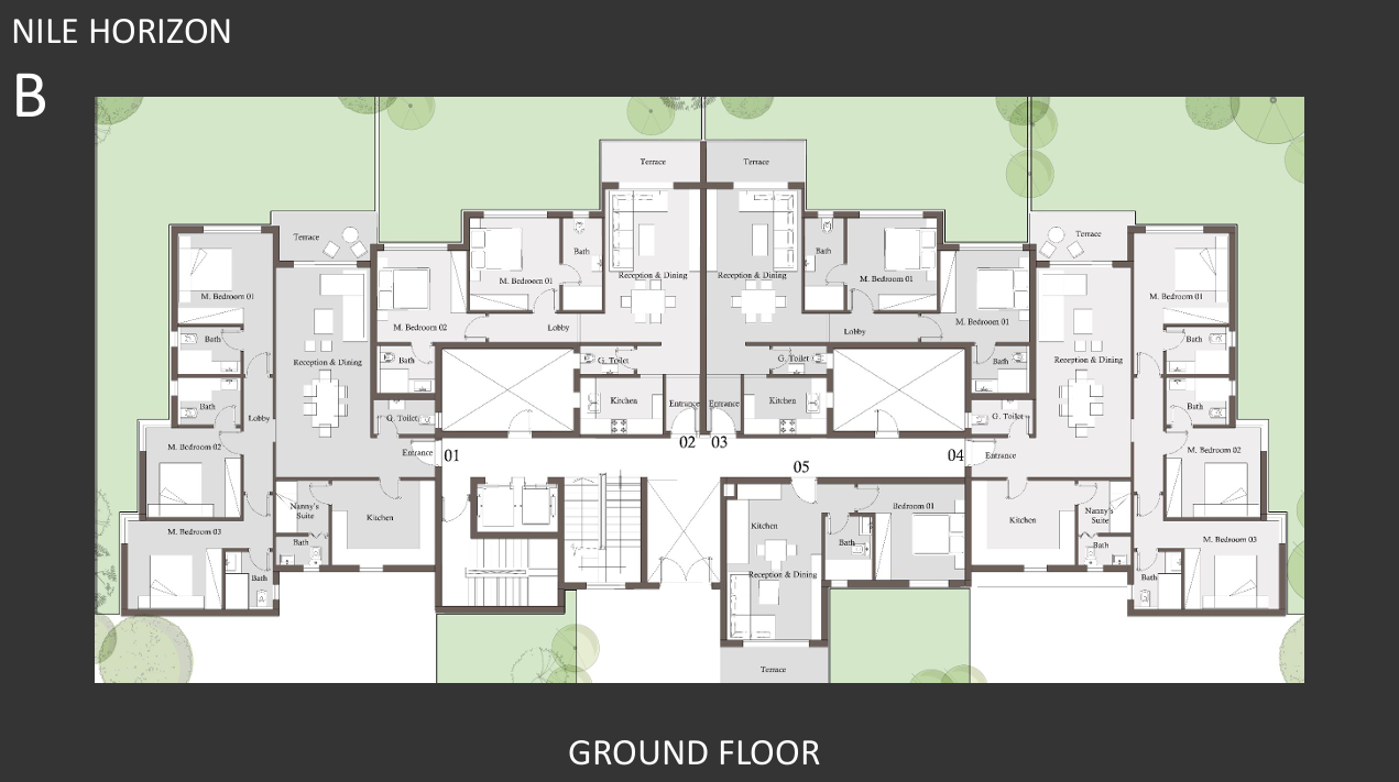 Floor Plan - كمبوند جريان الشيخ زايد بالم هيلز للتطوير العقاري - Jirian Sheikh Zayed Compound