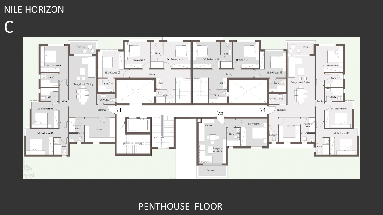 Floor Plan - كمبوند جريان الشيخ زايد بالم هيلز للتطوير العقاري - Jirian Sheikh Zayed Compound