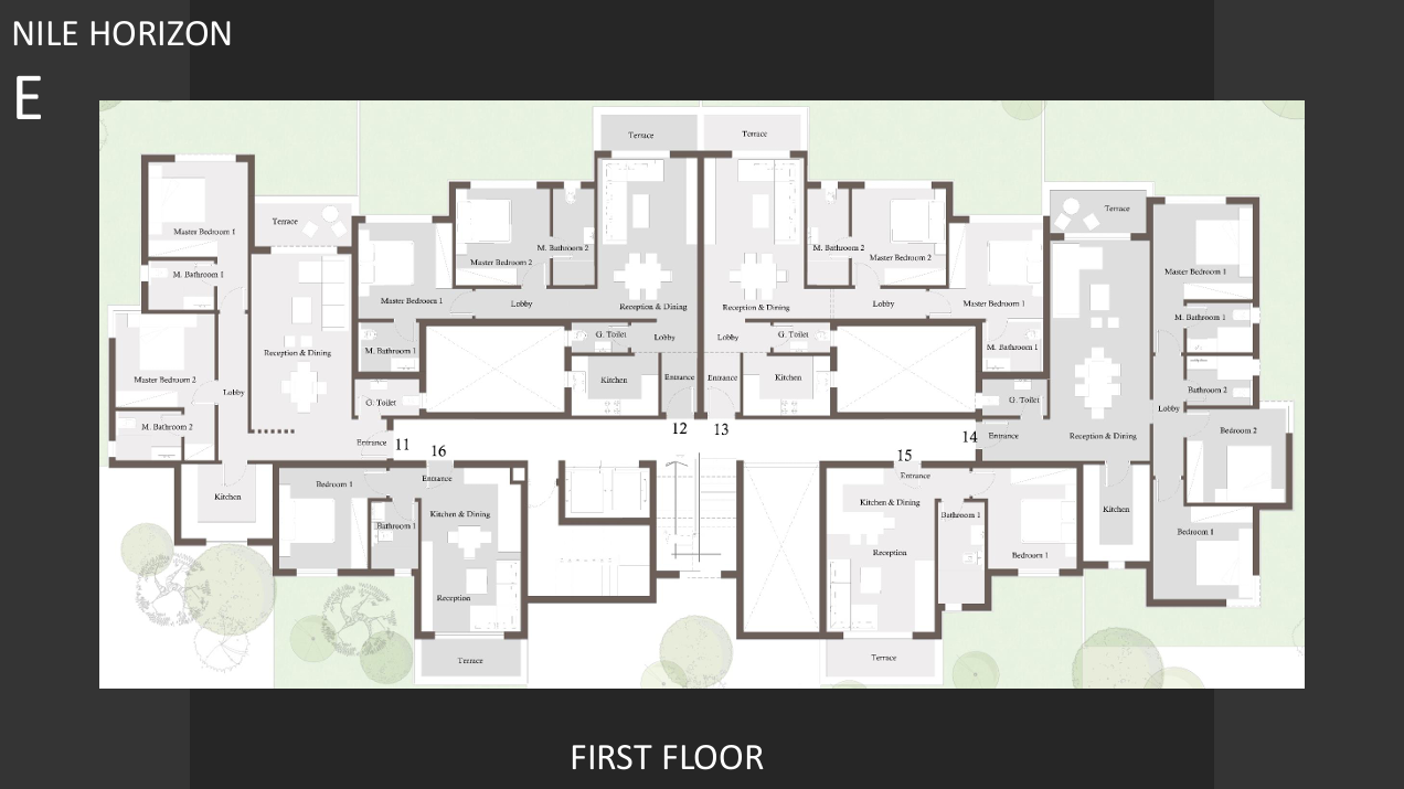 Floor Plan - كمبوند جريان الشيخ زايد بالم هيلز للتطوير العقاري - Jirian Sheikh Zayed Compound