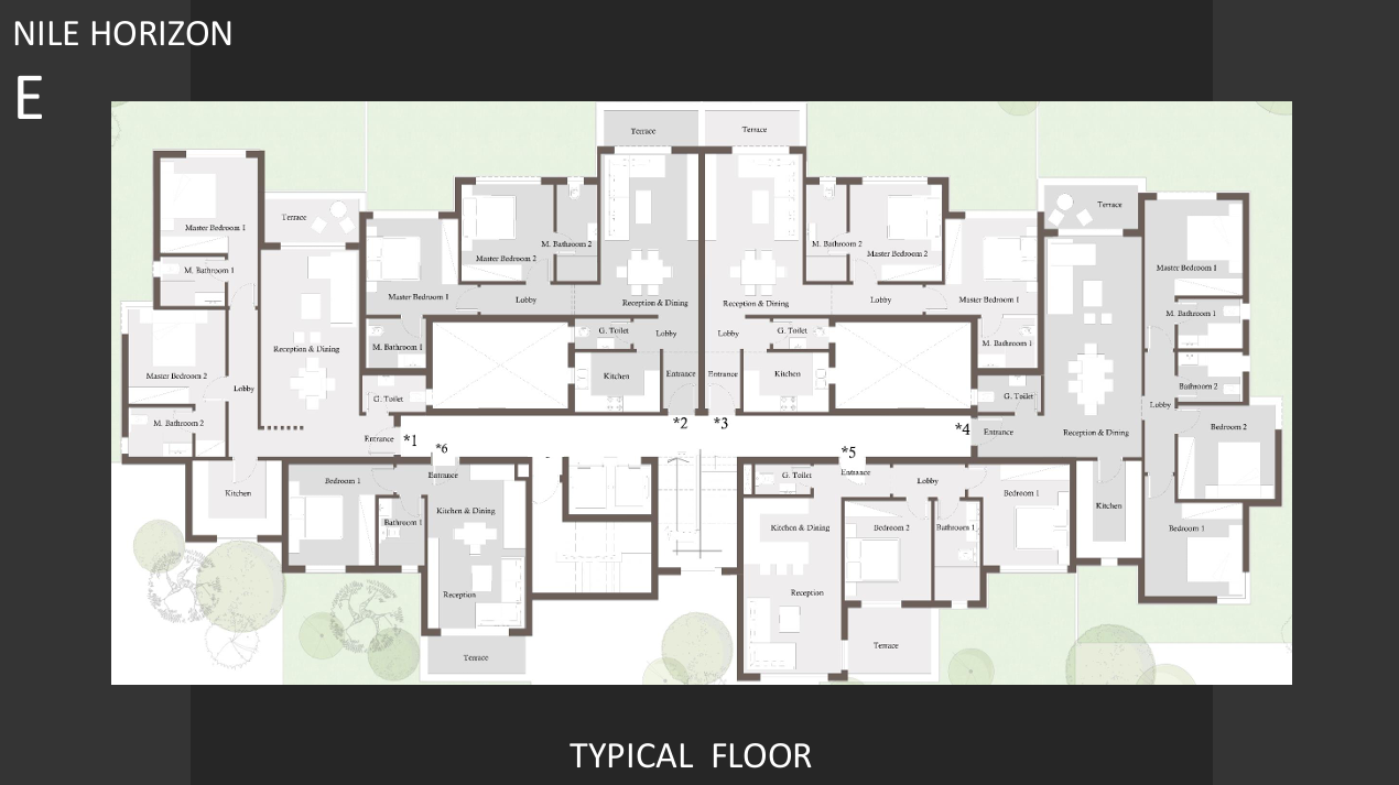 Floor Plan - كمبوند جريان الشيخ زايد بالم هيلز للتطوير العقاري - Jirian Sheikh Zayed Compound