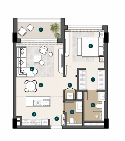 Floor Plan - Modon Ras El Hekma