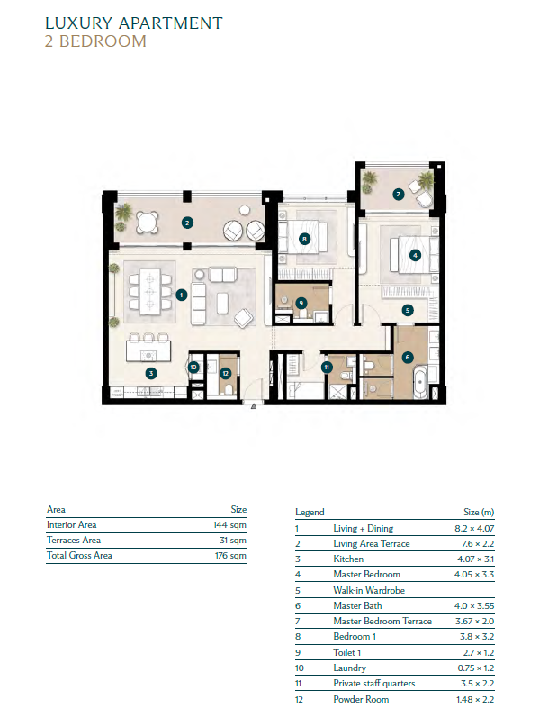 Floor Plan - مدن رأس الحكمة - Modon Ras El Hekma
