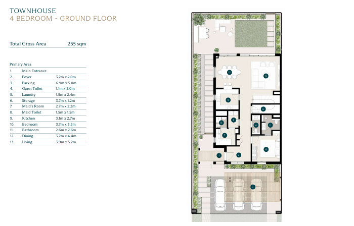 Floor Plan - مدن رأس الحكمة - Modon Ras El Hekma