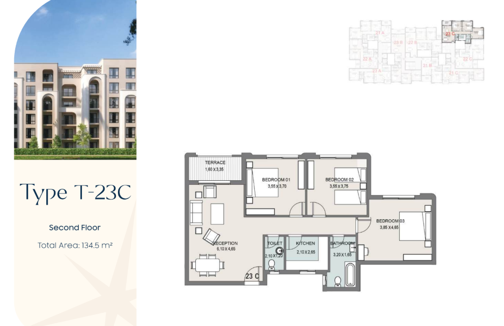 Floor Plan - كمبوند تلألأ (طلاله) نيو هليوبوليس مدينة مصر - Talala New Heliopolis Compound