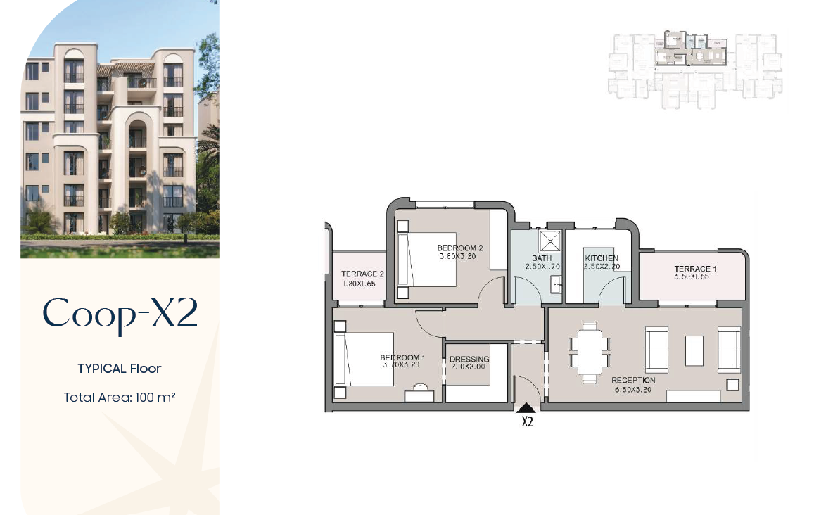 Floor Plan - كمبوند تلألأ (طلاله) نيو هليوبوليس مدينة مصر - Talala New Heliopolis Compound