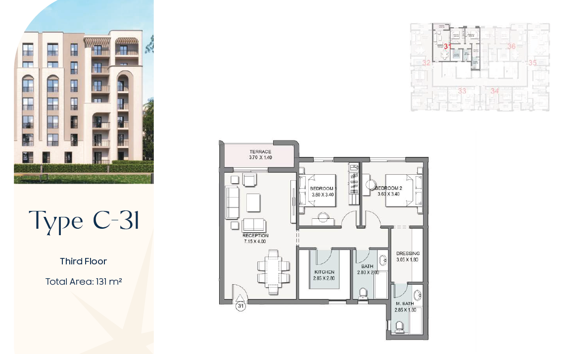 Floor Plan - كمبوند تلألأ (طلاله) نيو هليوبوليس مدينة مصر - Talala New Heliopolis Compound