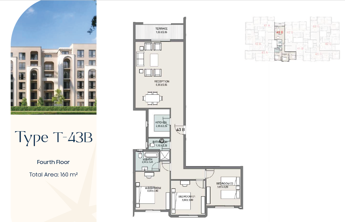 Floor Plan - كمبوند تلألأ (طلاله) نيو هليوبوليس مدينة مصر - Talala New Heliopolis Compound