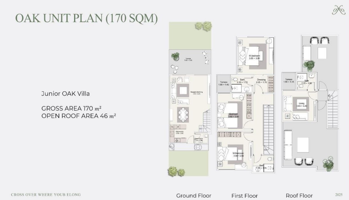 Floor Plan - Key of Greens New Zayed Compound TBK Developments