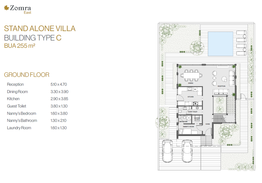 Floor Plan - Zomra New Cairo Compound Nations Of Sky Development