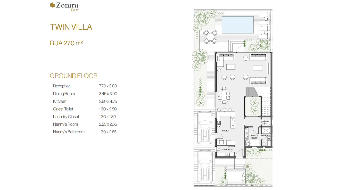 Floor Plan - Zomra New Cairo Compound Nations Of Sky Development