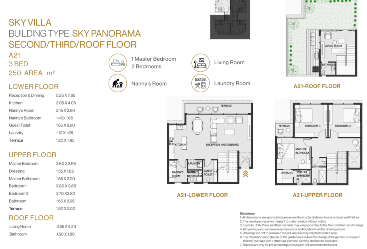 Floor Plan - Zomra New Cairo Compound Nations Of Sky Development