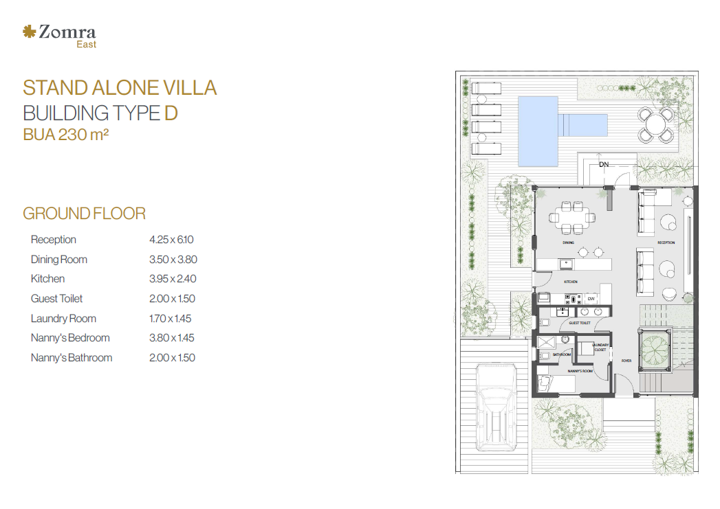 Floor Plan - Zomra New Cairo Compound Nations Of Sky Development