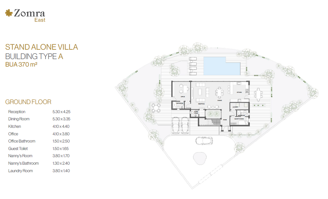 Floor Plan - Zomra New Cairo Compound Nations Of Sky Development