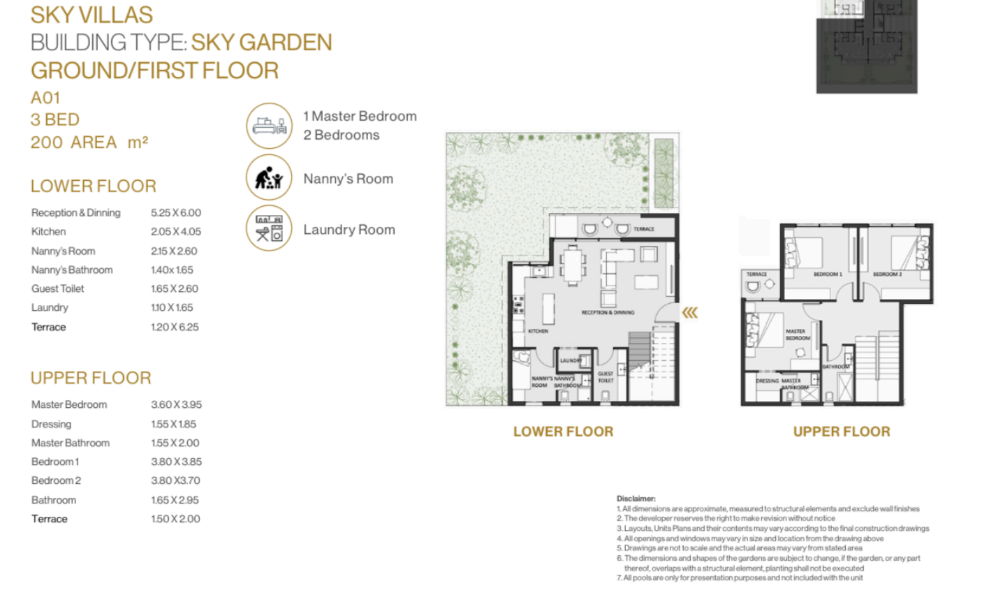 Plan 33 - Zomra New Cairo Compound Nations Of Sky Development