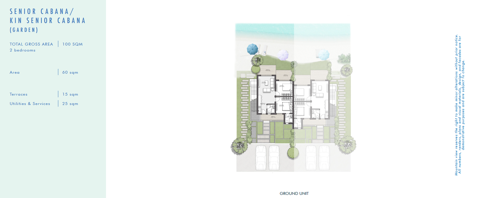 Floor Plan - Crysta Sidi Abdelrahman North Coast Village Mountain View Developments
