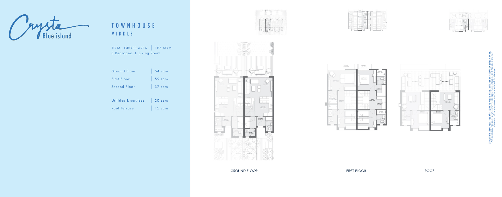 Floor Plan - Crysta Sidi Abdelrahman North Coast Village Mountain View Developments