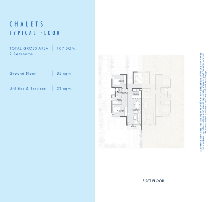 Floor Plan - Crysta Sidi Abdelrahman North Coast Village Mountain View Developments
