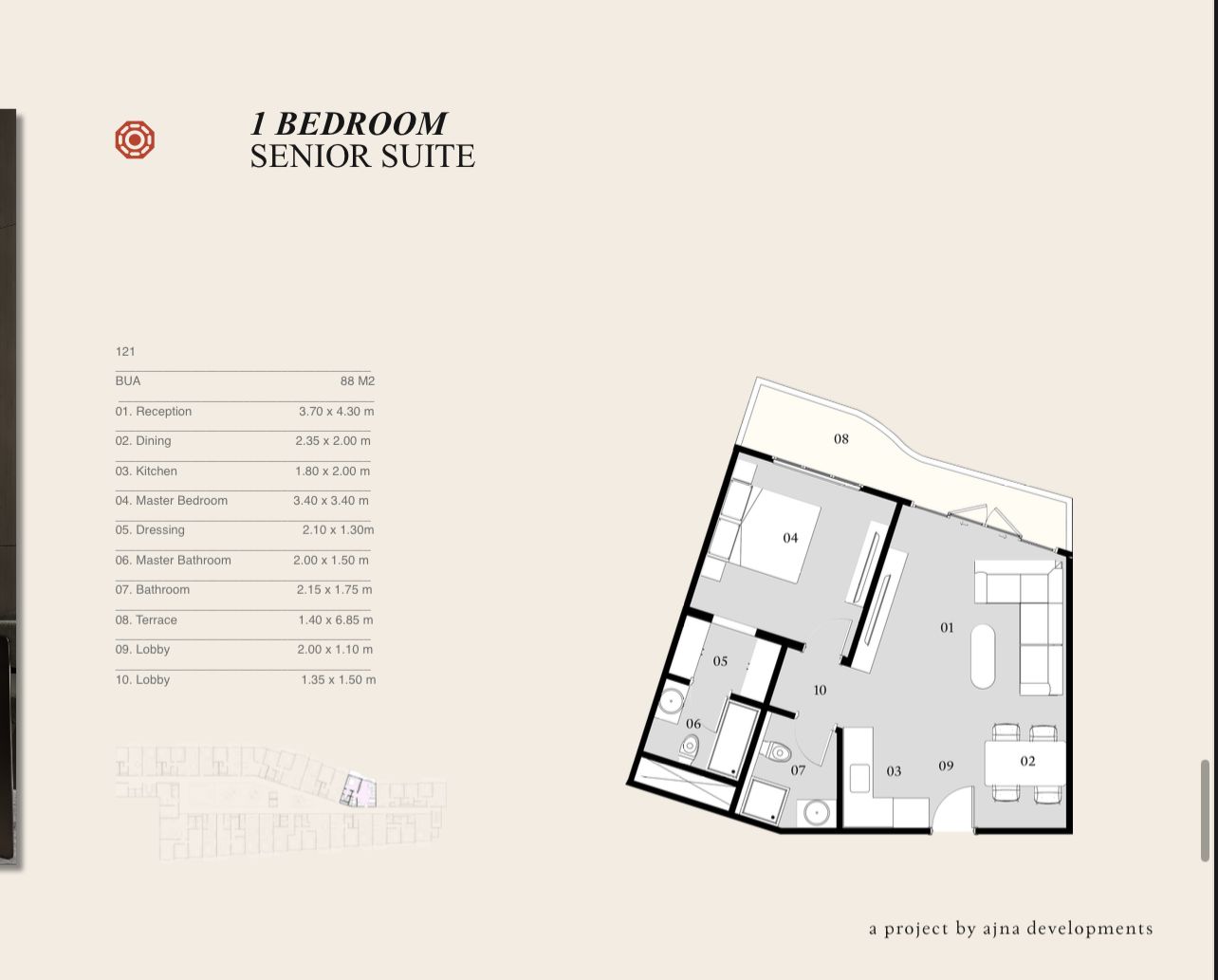 Floor Plan - KasaKuōn New Cairo Compound Ajna Developments