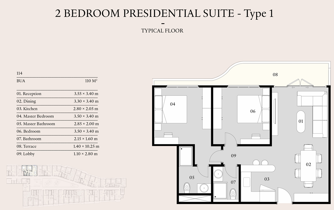 Floor Plan - KasaKuōn New Cairo Compound Ajna Developments