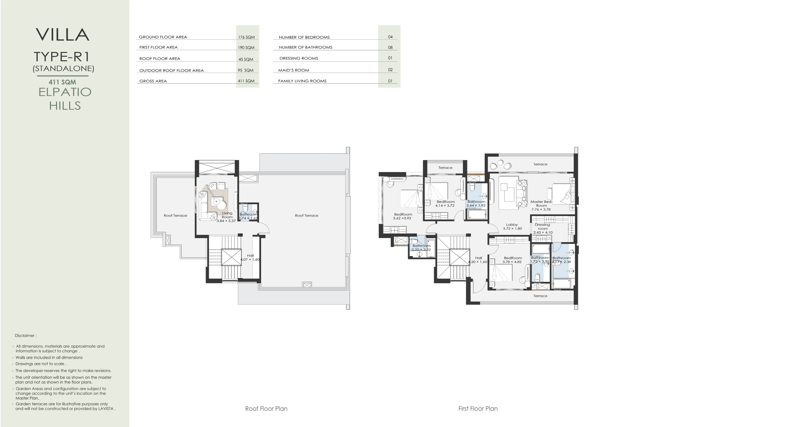 Floor Plan - El Patio Hills New Cairo Compound La Vista Developments