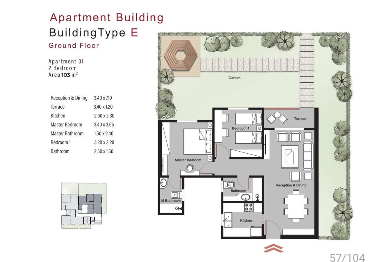 Floor Plan - Riverton New Cairo Compound Mercon Developments