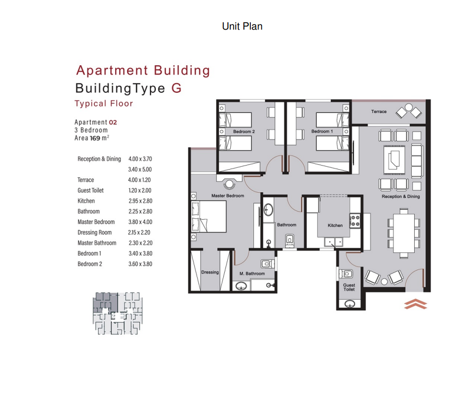 Floor Plan - Riverton New Cairo Compound Mercon Developments