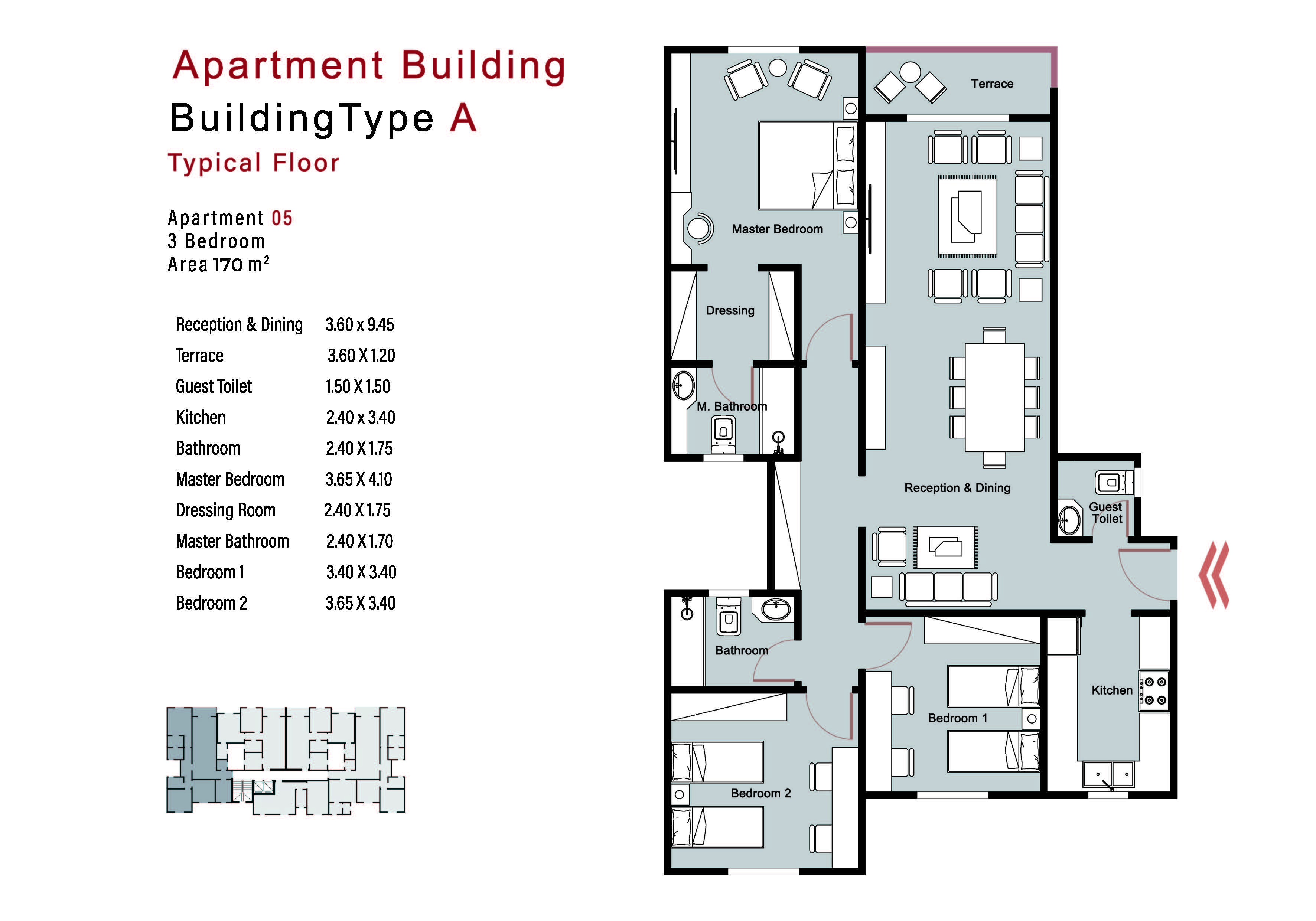 Floor Plan - Riverton New Cairo Compound Mercon Developments