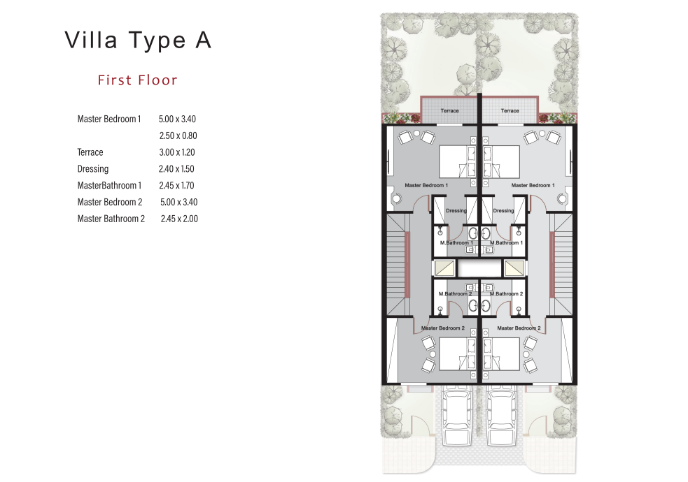 Floor Plan - كمبوند ريفرتون التجمع الخامس ميركون للتطوير العقاري - Riverton New Cairo Compound