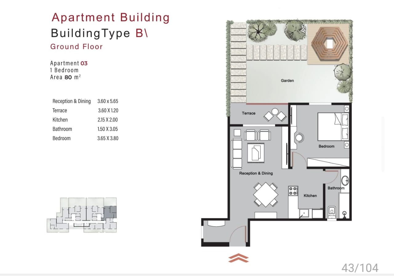 Floor Plan - كمبوند ريفرتون التجمع الخامس ميركون للتطوير العقاري - Riverton New Cairo Compound