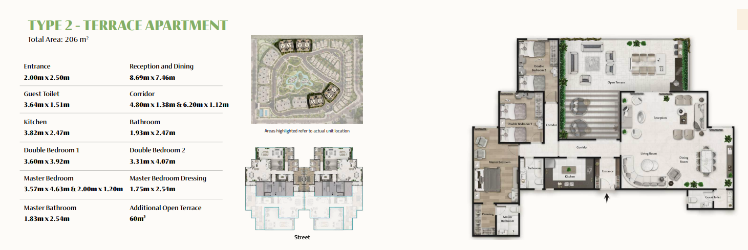 Floor Plan - Rock Green Heliopolis Compound Rock Developments