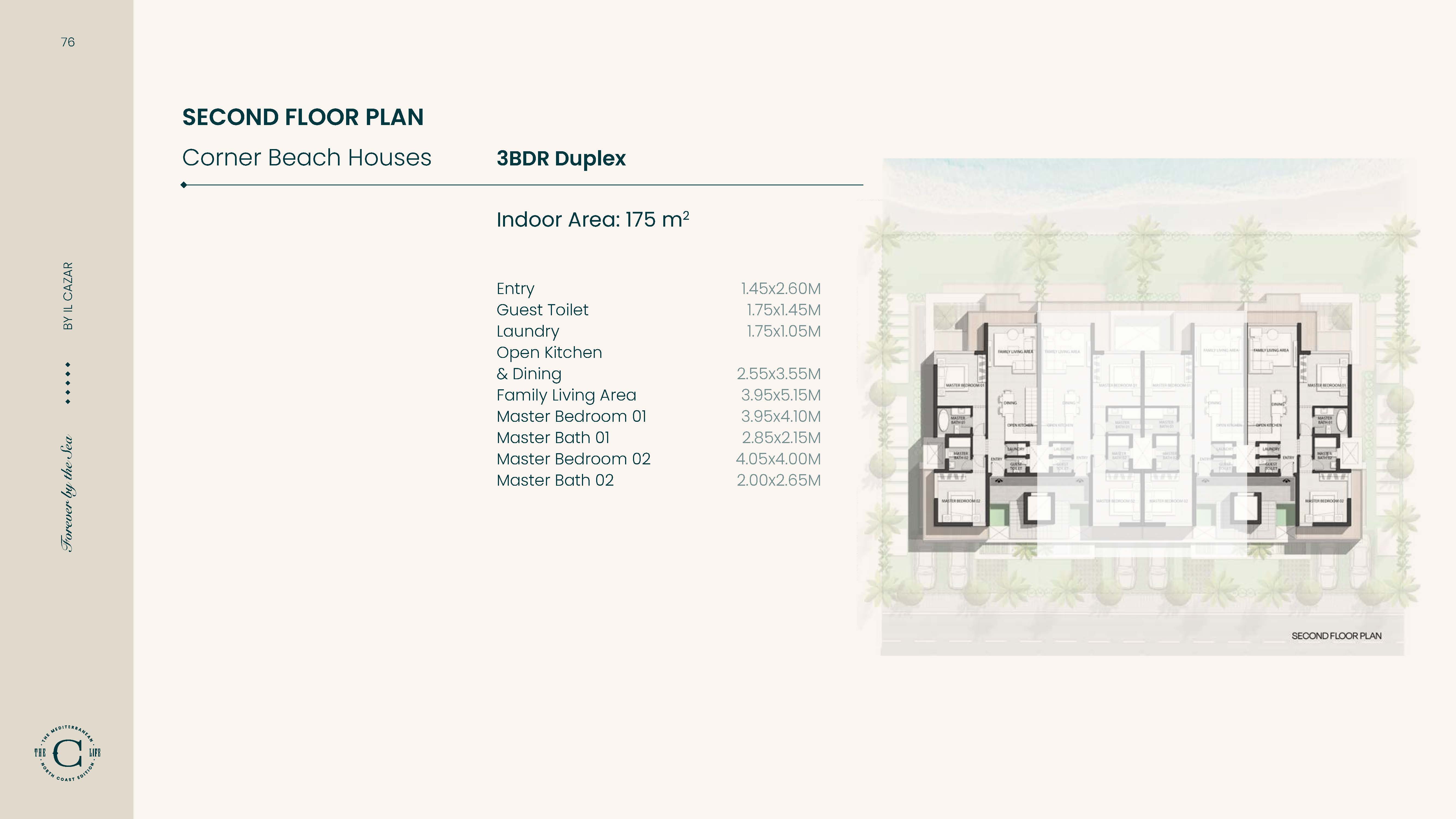 Floor Plan - قرية ذا سي رأس الحكمة الكازار للتطوير العقاري - The C Ras El Hekma