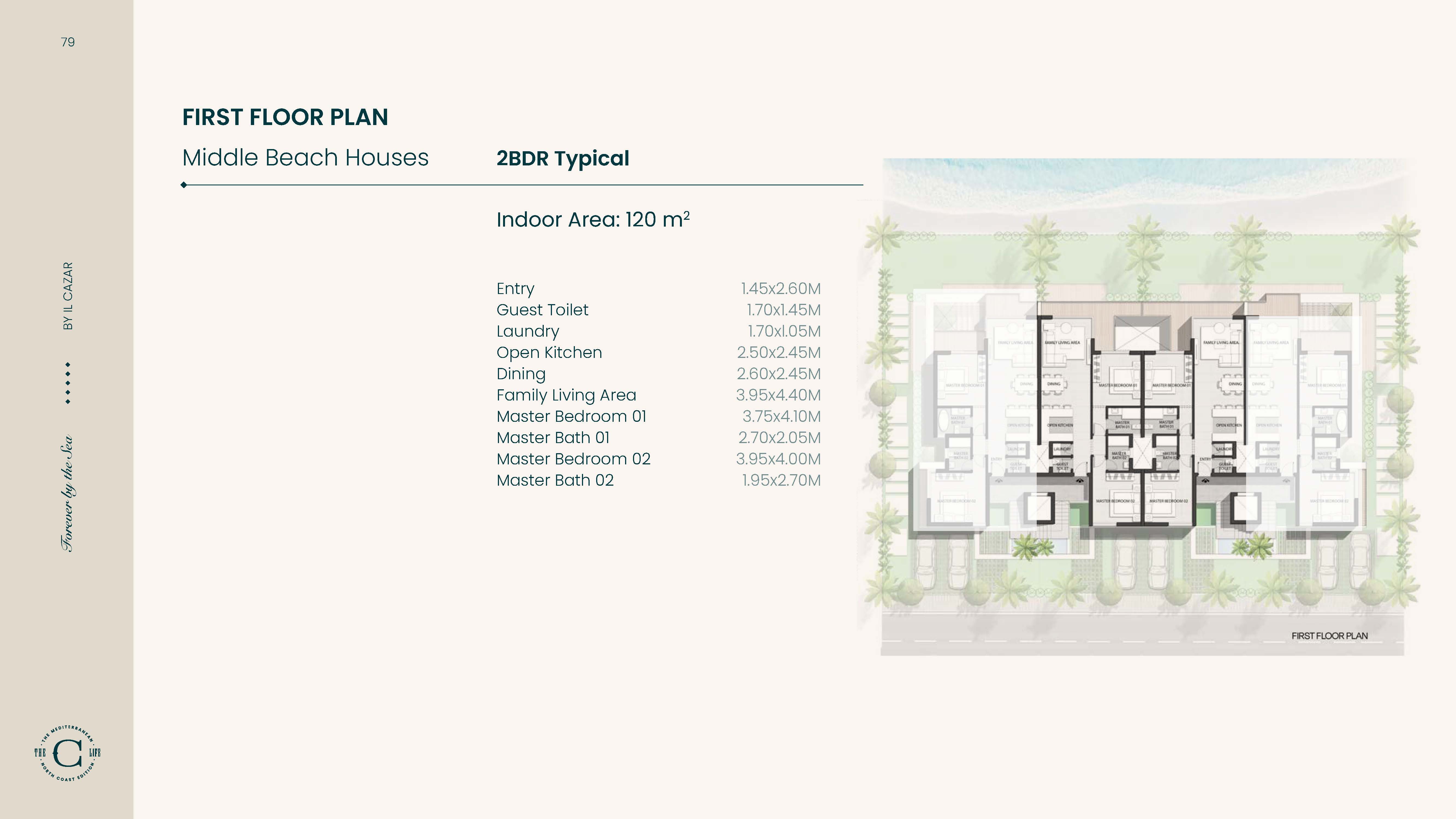 Floor Plan - قرية ذا سي رأس الحكمة الكازار للتطوير العقاري - The C Ras El Hekma