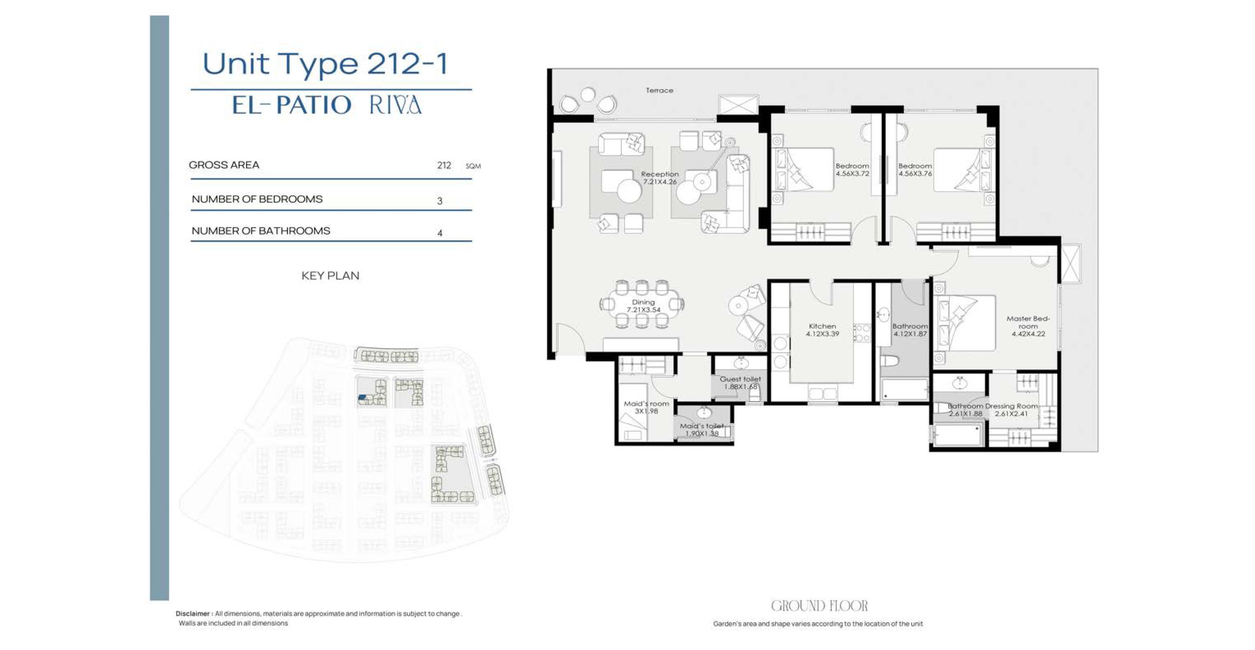 Floor Plan - كمبوند الباتيو ريفا التجمع السادس لافيستا للتطوير العقاري - El Patio Riva New Cairo Compound