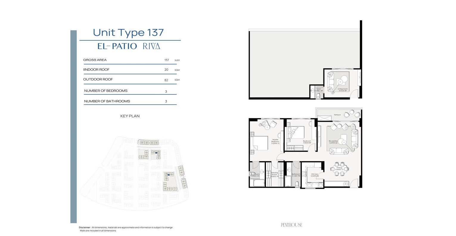 Floor Plan - كمبوند الباتيو ريفا التجمع السادس لافيستا للتطوير العقاري - El Patio Riva New Cairo Compound