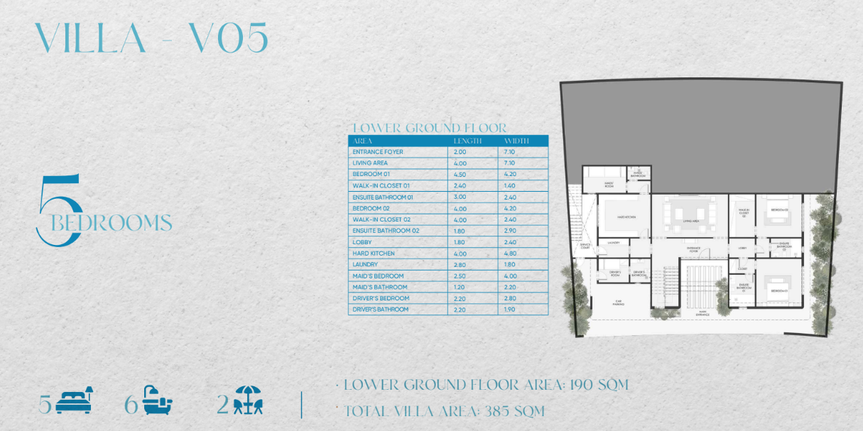 Floor Plan - Hills Beit Al Bahr Sidi Heneish