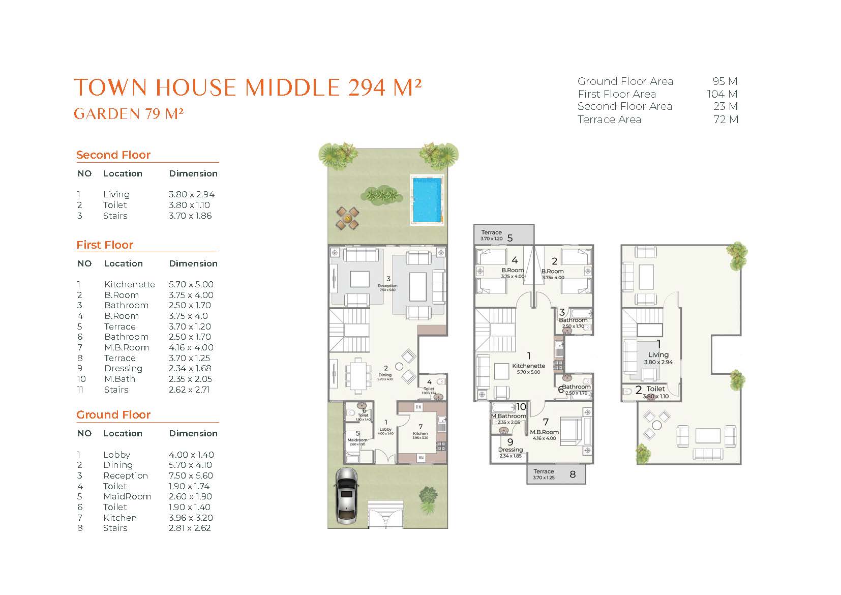 Floor Plan - Canyon 8 New Capital Compound Hometown Developments