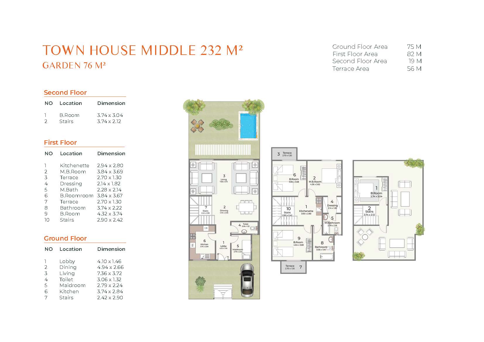 Floor Plan - Canyon 8 New Capital Compound Hometown Developments