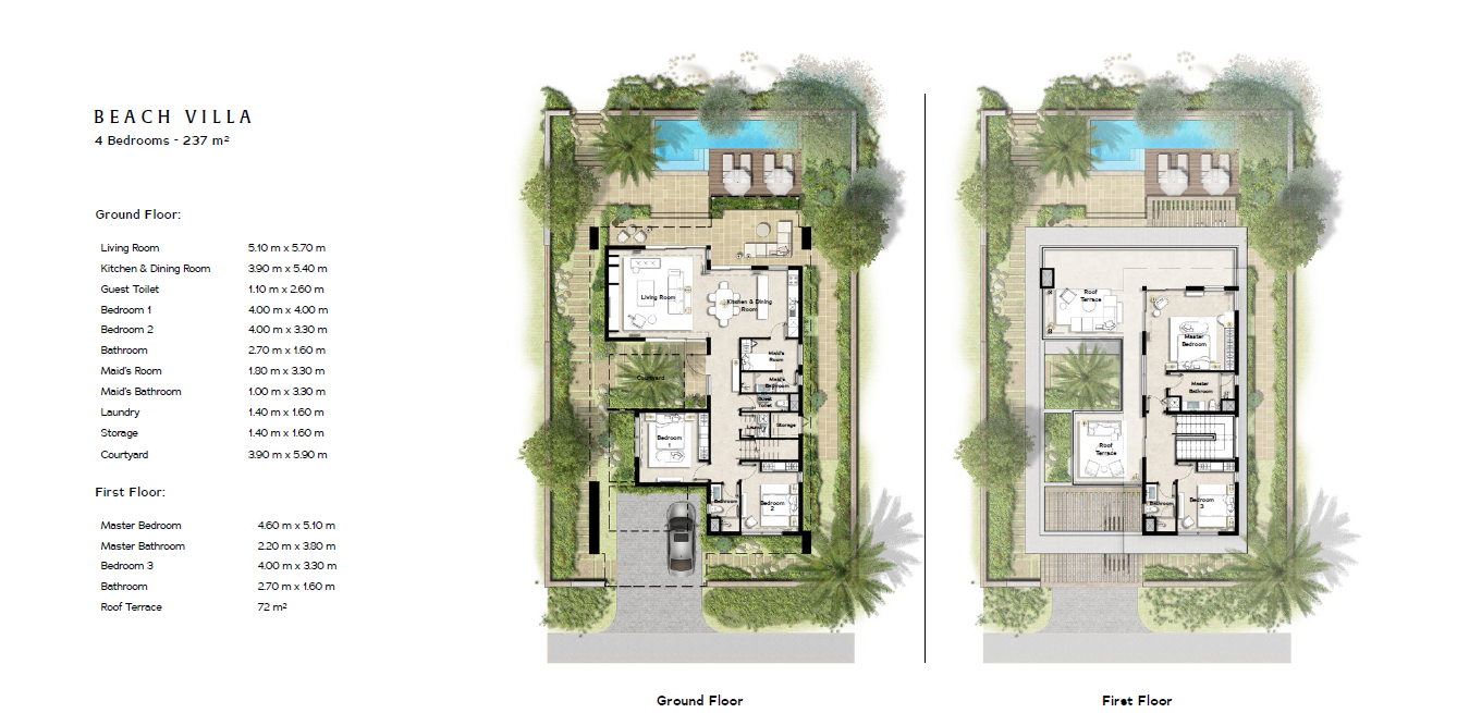 Floor Plan - رأس سوما الغردقة ترافكو جروب للتطوير العقاري - Ras Soma Hurghada 