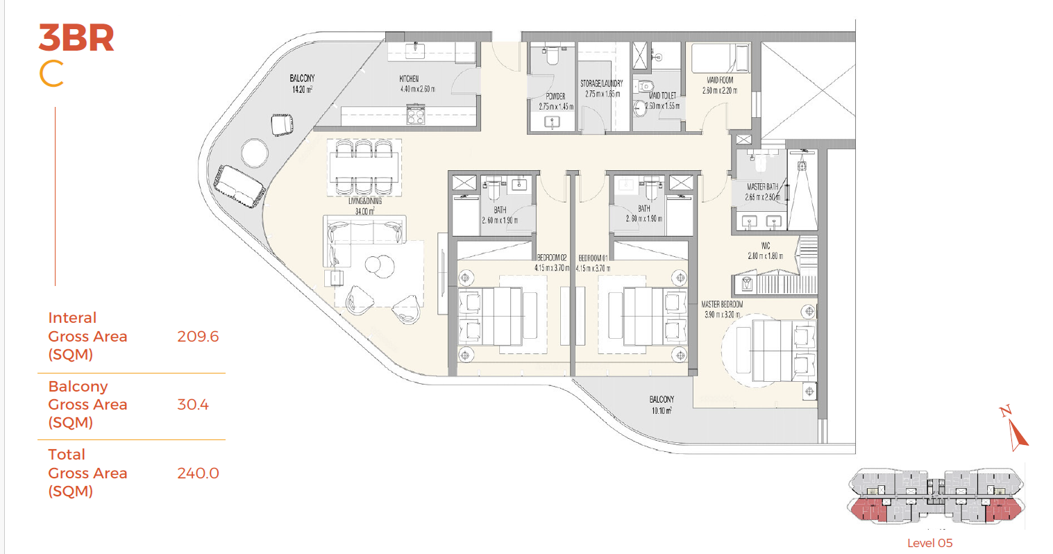 Floor Plan - Do Boutique Hotels New Cairo One Developments