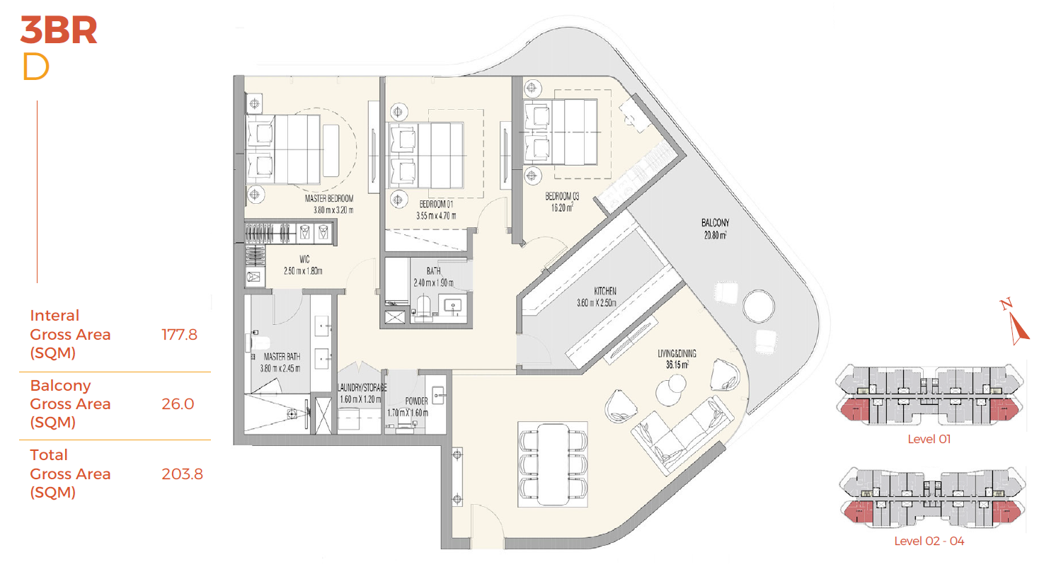 Floor Plan - Do Boutique Hotels New Cairo One Developments