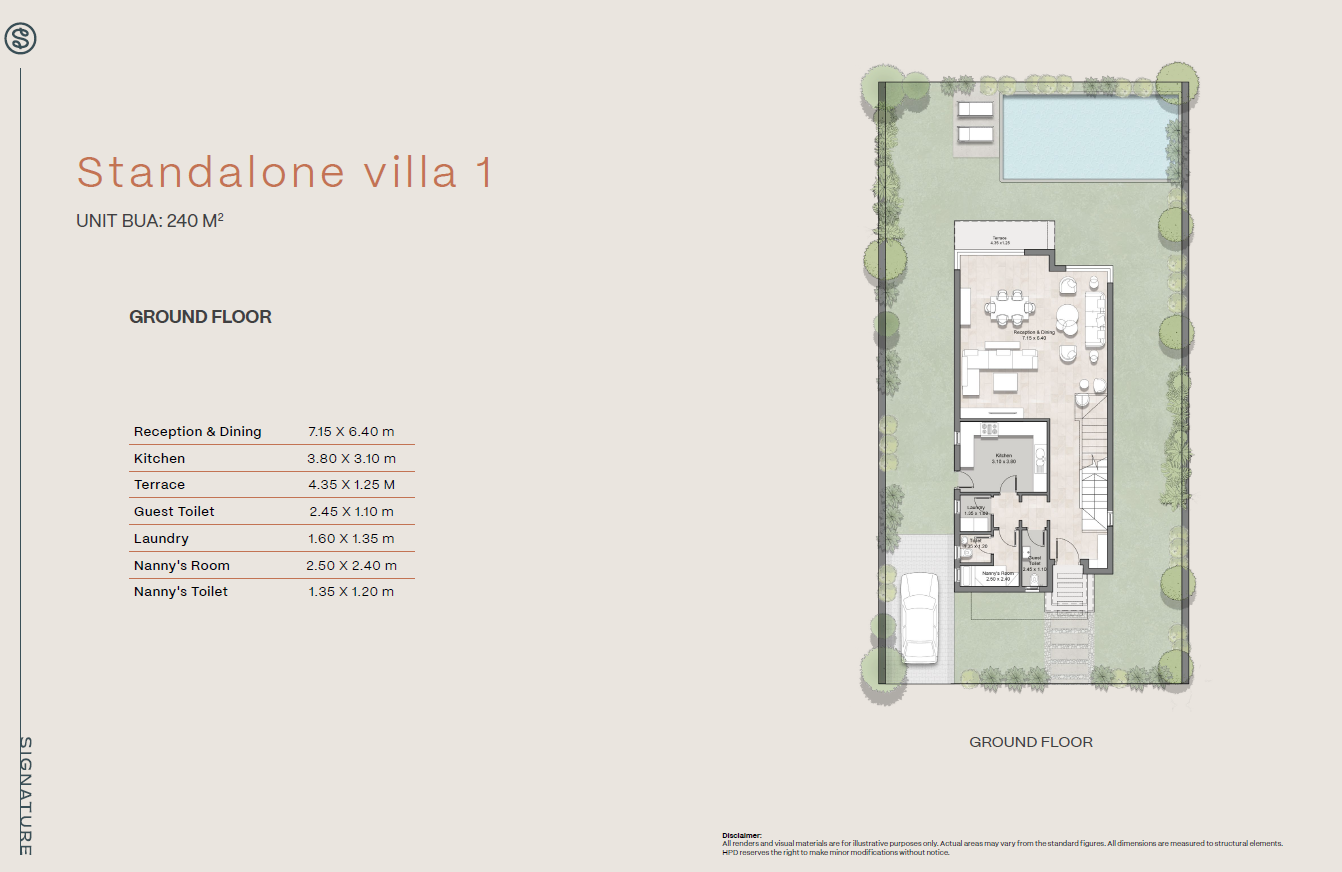 Floor Plan - كمبوند هايد بارك سيجنتشر 6 أكتوبر - Hyde Park Signature October Compound