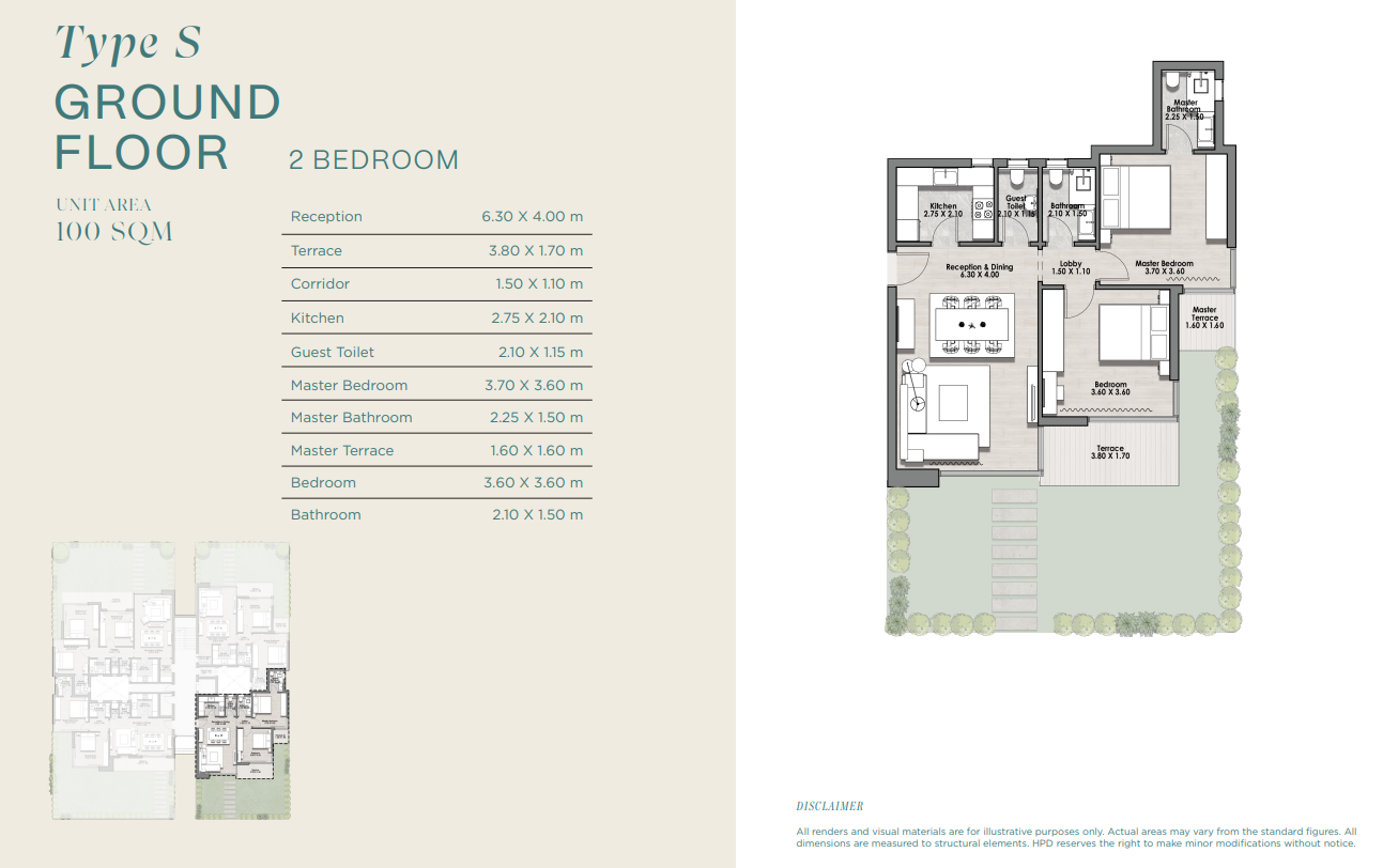 Floor Plan - كمبوند هايد بارك سيجنتشر 6 أكتوبر - Hyde Park Signature October Compound