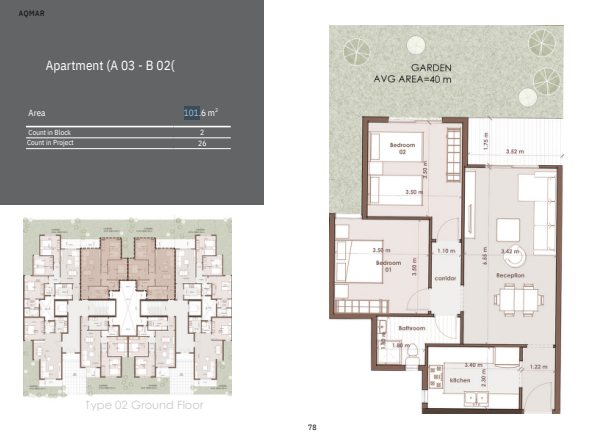 Floor Plan - Aqmar Compound October Kayan Developments