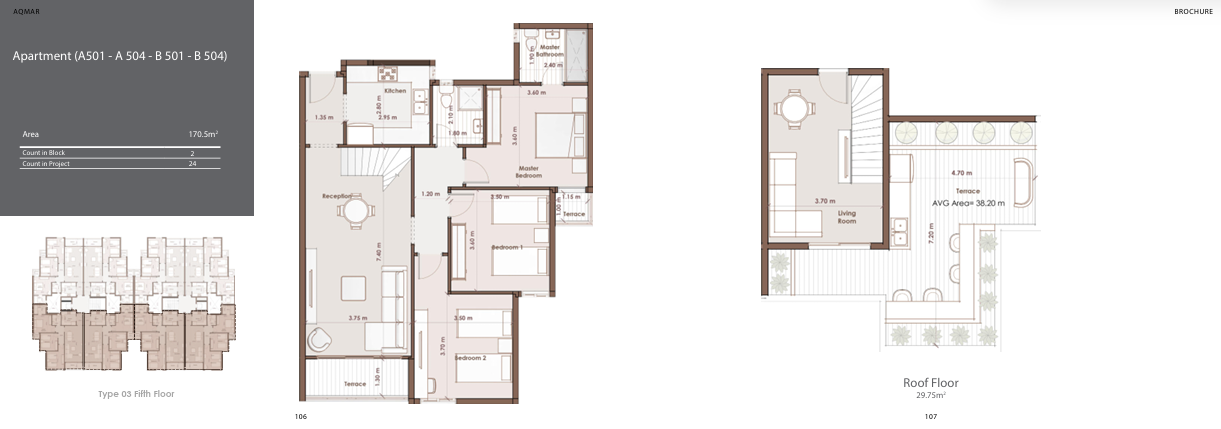 Floor Plan - Aqmar Compound October Kayan Developments