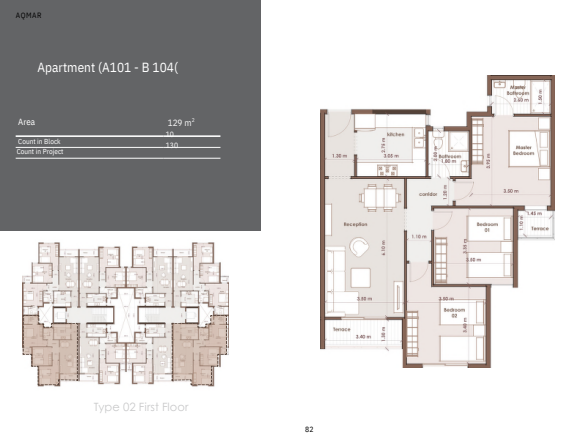 Floor Plan - Aqmar Compound October Kayan Developments