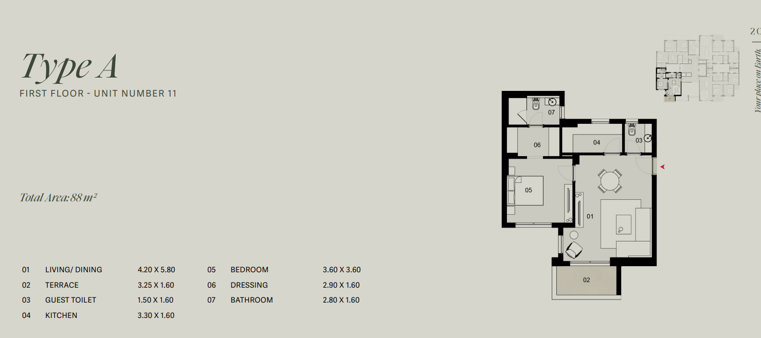 Floor Plan - Tierra New Cairo Compound 